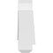 Ekena Millwork Bellingham Architectural Grade PVC Gable Bracket, 72"W x 12"H x 4"D x 6"F, 4/12 Pitch GBP072X12X0406BEL00 - alternate 4